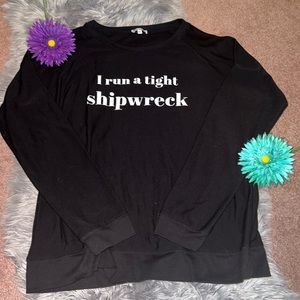 I run a tight shipwreck shirt